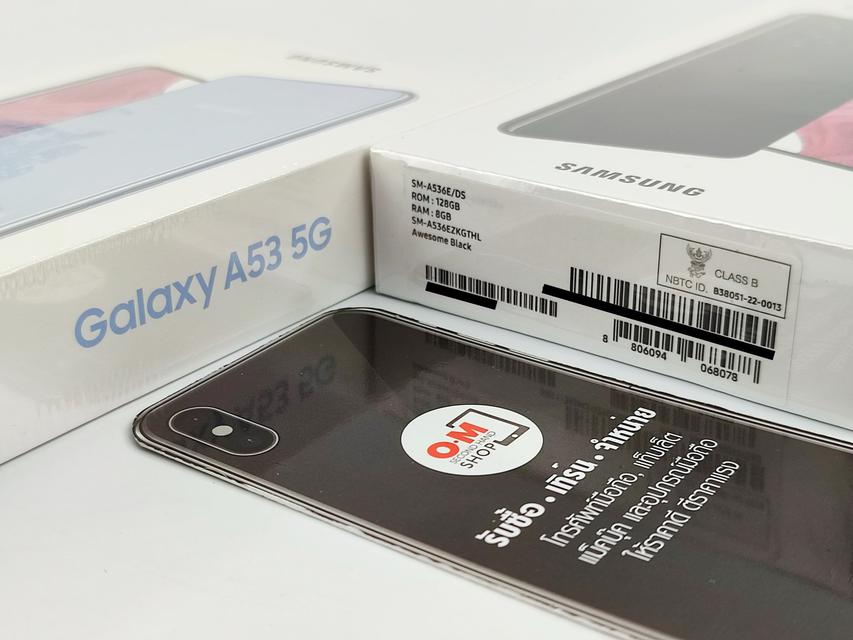 ขาย/แลก Samsung Galaxy A53 5G 8/128GB ศูนย์ไทย ประกันศูนย์เดือน 04/2566 สินค้าใหม่มือ1  เพียง 11,900 บาท  3