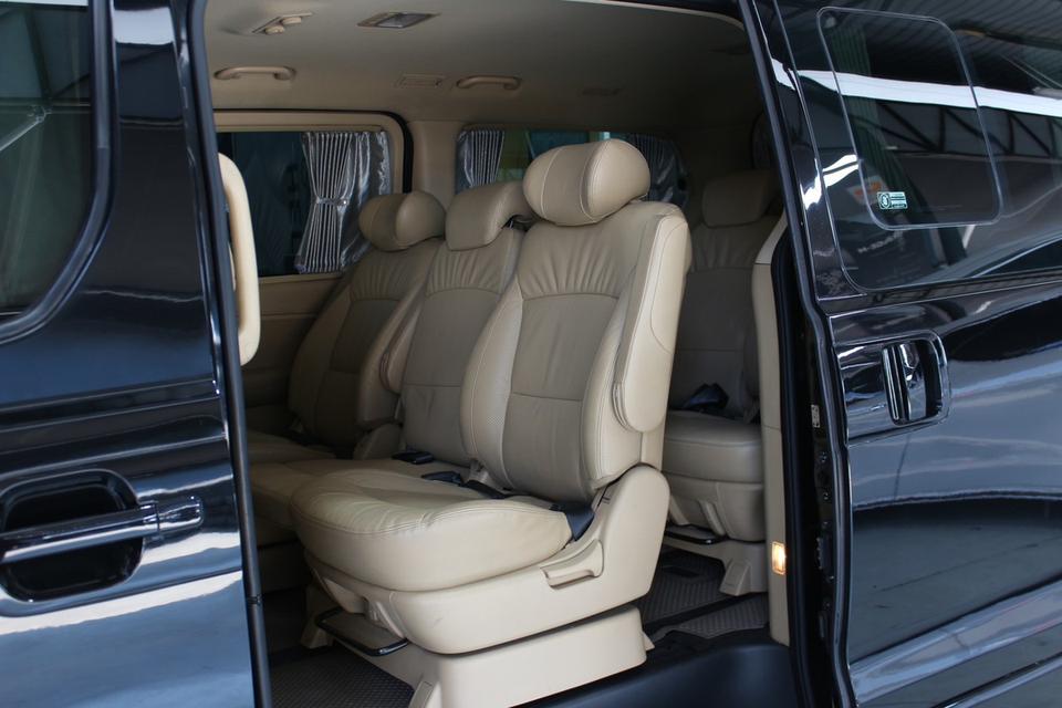 รหัสรถ JRS3187 🚐✨ HYUNDAI H-1 ปี 2017 สีดำสุดหรู สภาพพร้อมใช้ รูปที่ 9