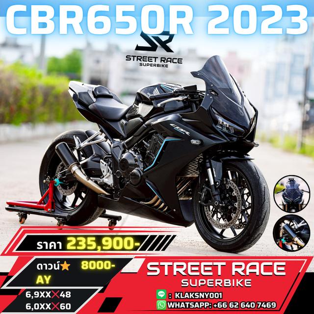 2023 Honda 📢 honda cbr650f ดำ-ฟ้า | ปี 2023 หล่อ สปอร์ตเต็มขั้น สภาพกริ๊บ พร้อมซิ่ง! 🏍️
