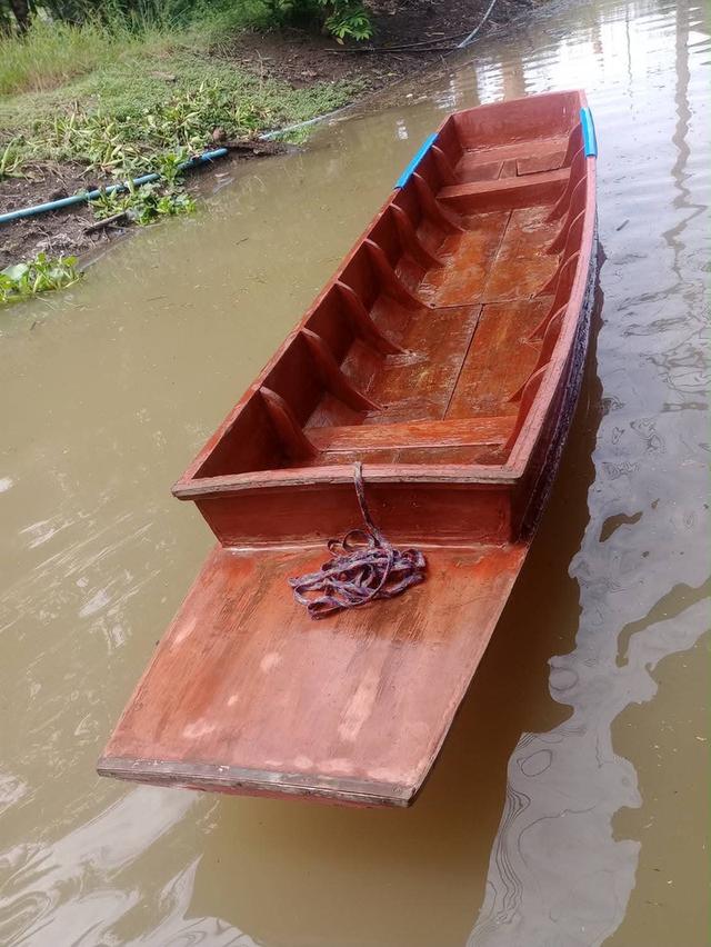 เรืออีป๊าป เรือไม้สัก ยาว8ศอก (ยาว4เมตร) เรือไม้ ใช้งานได้ปกติครับ รูปที่ 11