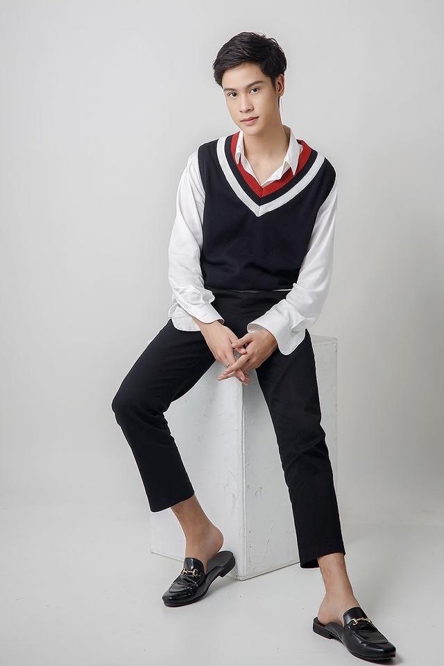 เสื้อกั๊กไหมพรม ถักทออย่างดี รูปที่ 6