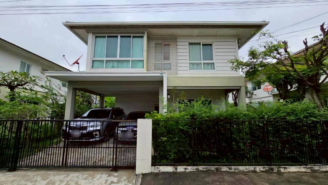 ขายด่วน บ้านเดี่ยว 2 ชั้น หมู่บ้านชัยพฤกษ์ บางใหญ่(เฟส 4)  ตำบลเสาธงหิน อำเภอบางใหญ่ จังหวัดนนทบุรี อยู่ต้นๆโครงการ 1