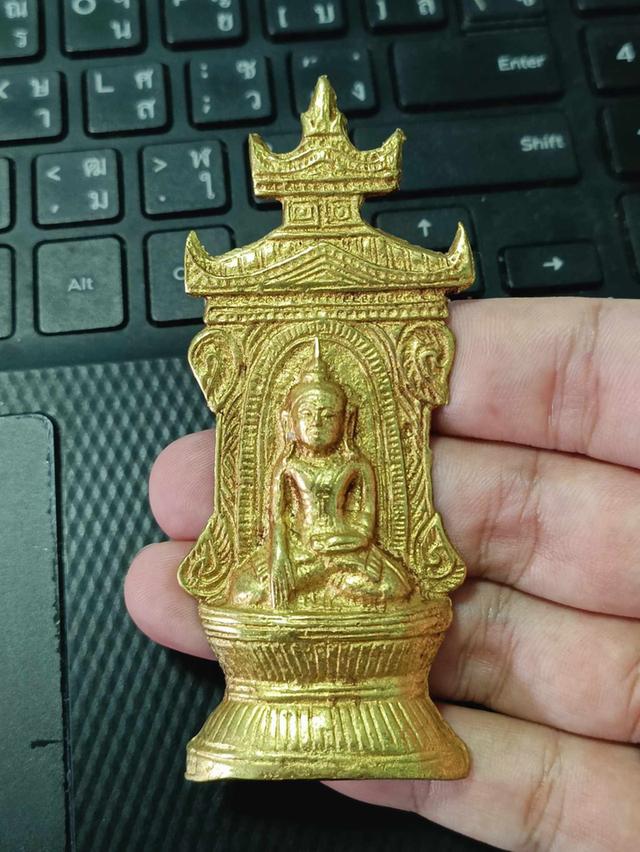 พระกรุอยุธยา ศิลปะเชียงแสน สีทองอร่าม เก่า หายาก สวยมาก มีน้ำหนัก น่าสะสม