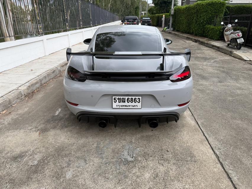 รหัสรถ KPV6863 2018 PORSCHE 718 CAYMAN 2.0 Turbo สีดำ WRAP สีเทา รูปที่ 13