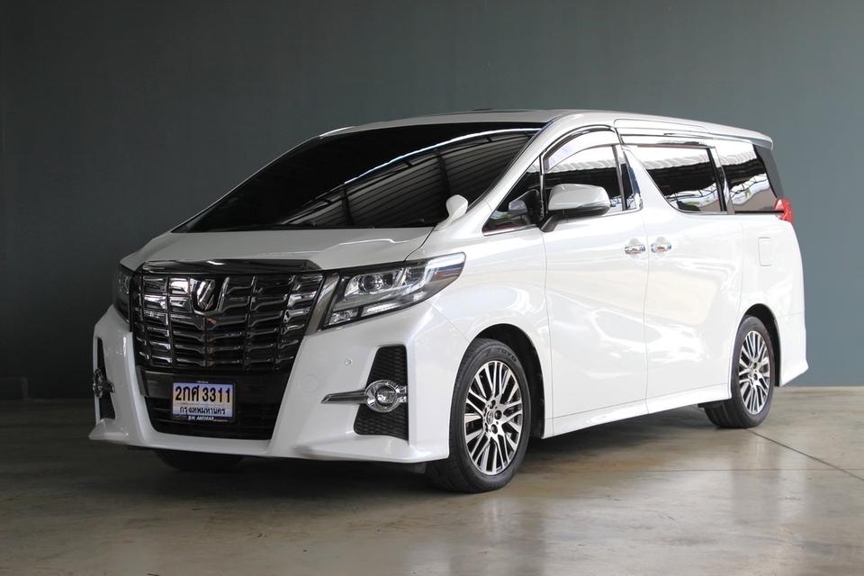 รหัสรถ BM3311 TOYOTA ALPHARD 2.5 S C Package ปี 2017 เบนซินล้วน