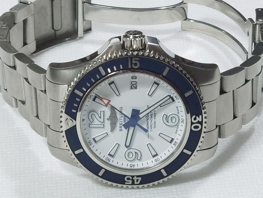 ขาย นาฬิกา watch Breitling Superocean 42 mm White Dial ราคาดี