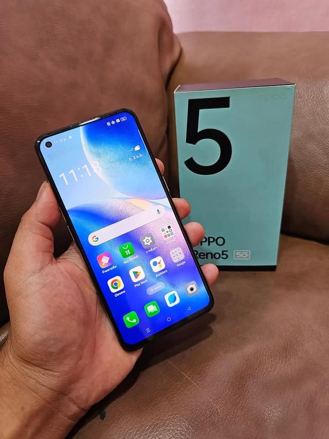 Oppo Reno 5 สีม่วง 2