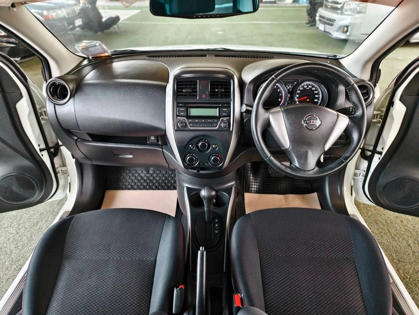 NISSAN ALMERA 1.2 E ปี 2018 Sportech A/T เกียร์ Auto สีขาว ไมล์ 91xxx km. 16