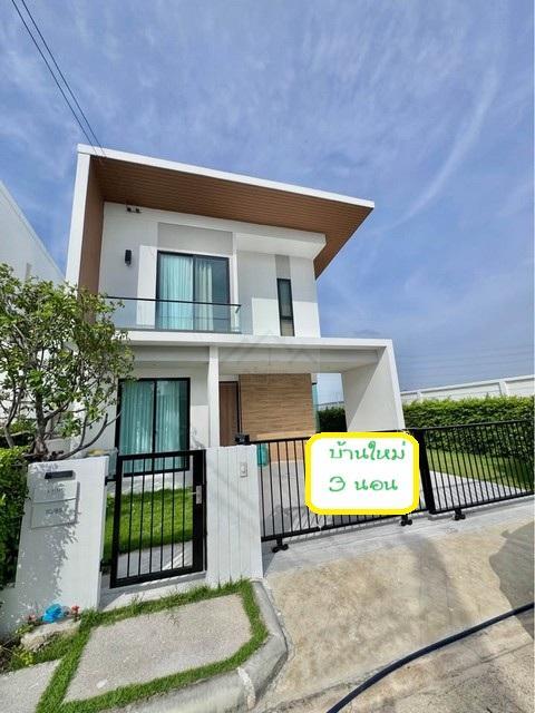 ให้เช่า บ้านแฝด หลังมุม โครงการ โคโม่ เบียงก้า บางนา Como Bianca สไตล์ Minimal Eco Living หลังใหม่ ไม่เคยปล่อยเช่า ใกล้เมกะบางนา วงแหวนกาญจนา 15