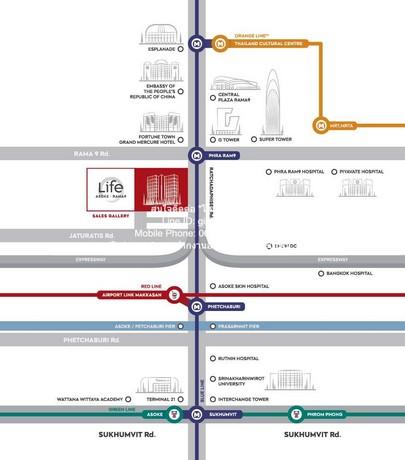 ให้เช่าด่วน! Condominium Life Asoke - Rama 9 ไลฟ์ อโศก - พระราม 9 ราคานี้รีบจอง 2