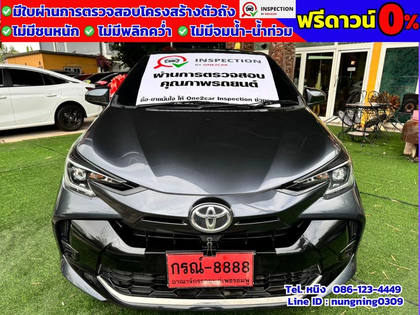 Toyota Yaris 1.2 Sport CVT ปี 2024 วิ่งน้อย 10,xxx กม. #ฟรีดาวน์