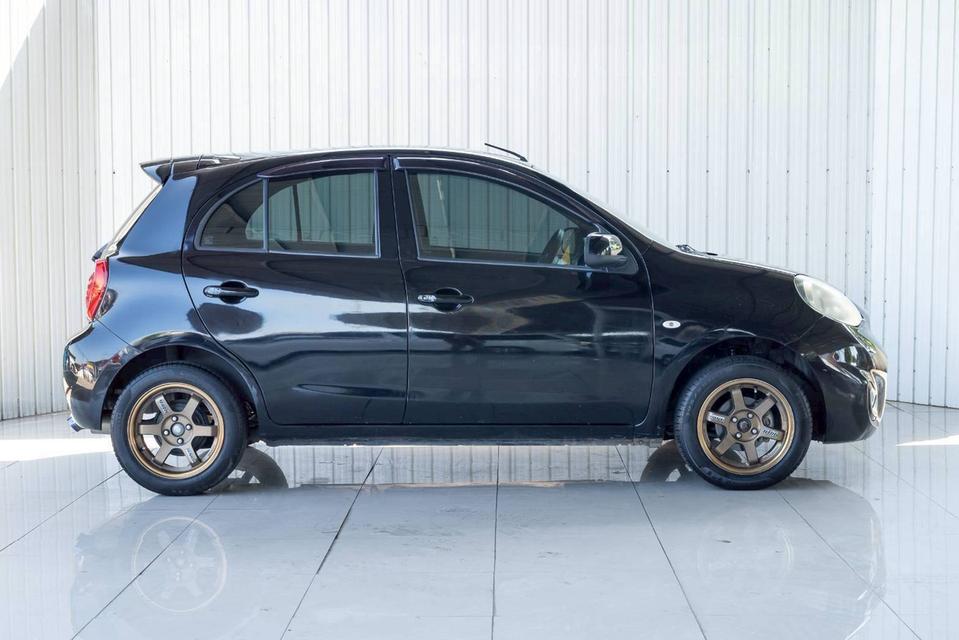 NISSAN MARCH 1.2 E เกียร์ MT ปี 2018 สีดำ โฉม ปี10-ปัจจุบัน รูปที่ 4