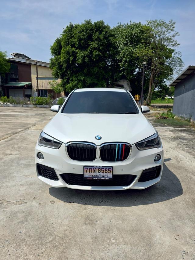 BMW X1 sDrive18d M sport สีขาว ปี 2018 ไมล์ 100,000กม. รูปที่ 2