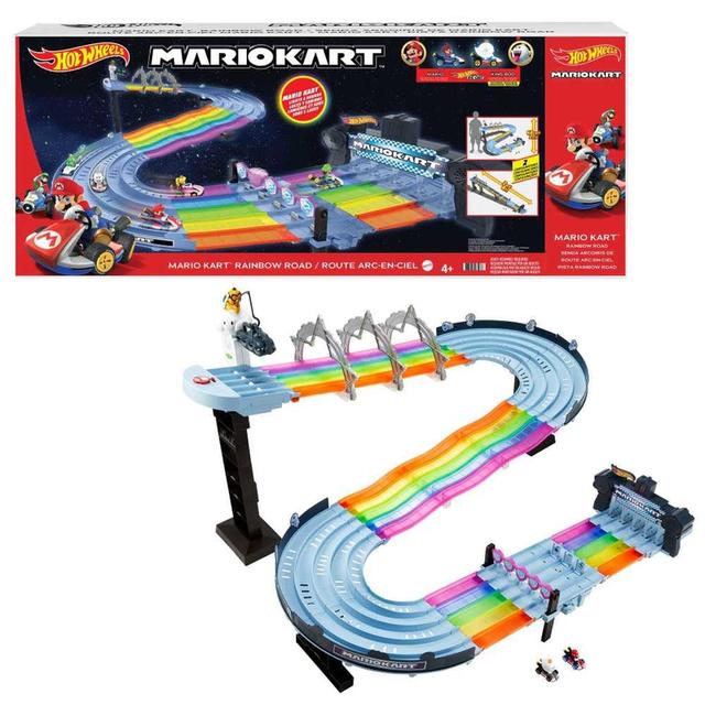 Hot wheels Mario kart rainbow road