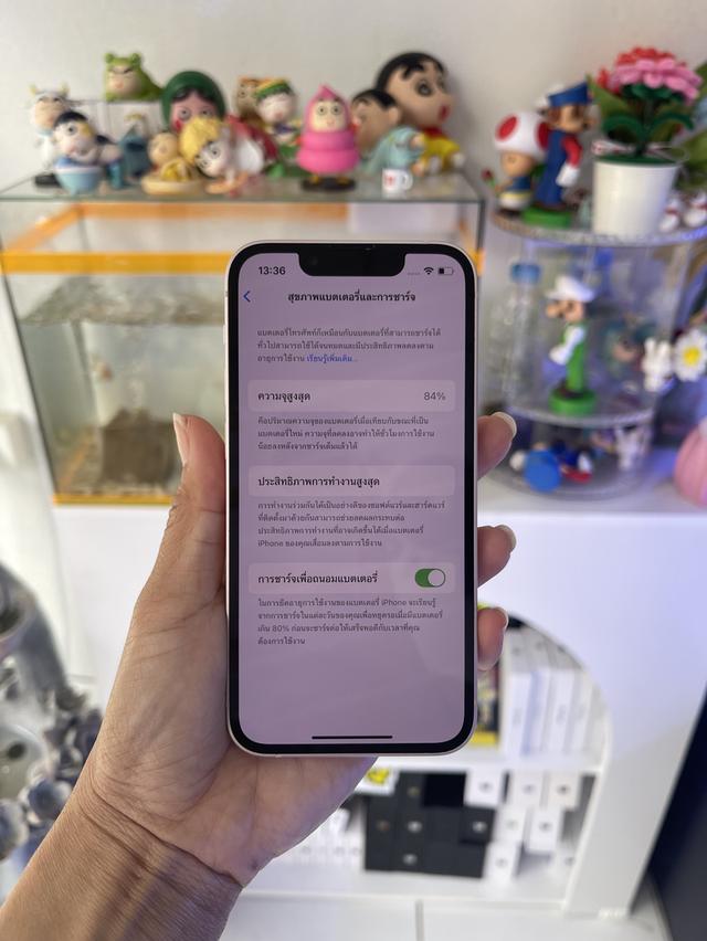 iphone 13mini 128gb เล็กพอดีมือ สีชมพู ไม่มีตำหนิ 8