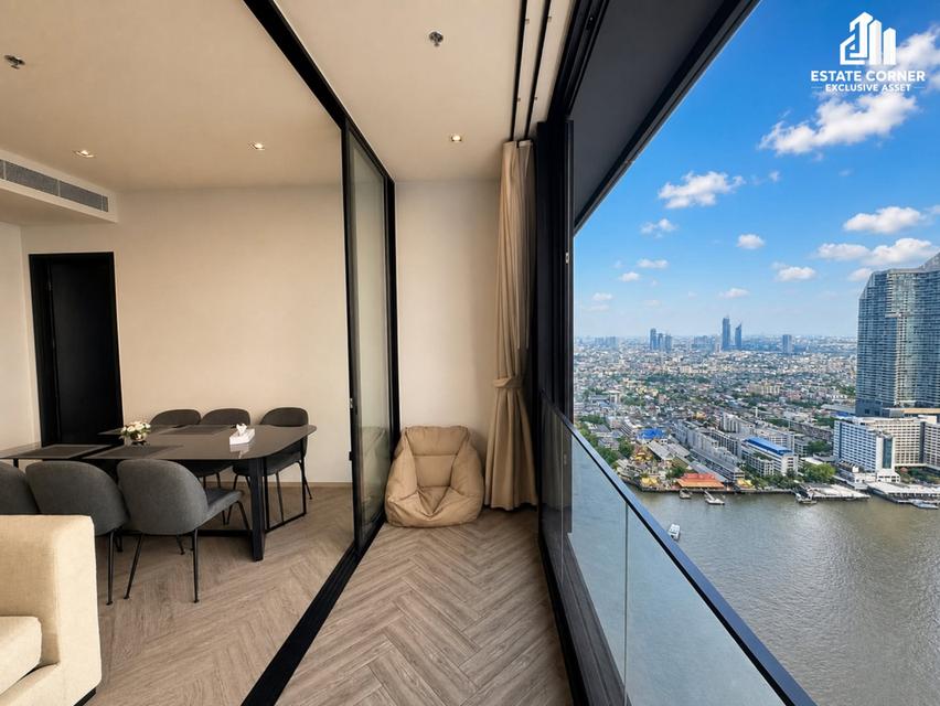 ขายคอนโด Chapter Charoennakorn - Riverside ชั้น 42 วิวโค้งแม่น้ำเจ้าพระยา | 2 ห้องนอน 79 ตร.ม. แต่งครบพร้อมอยู่! 2
