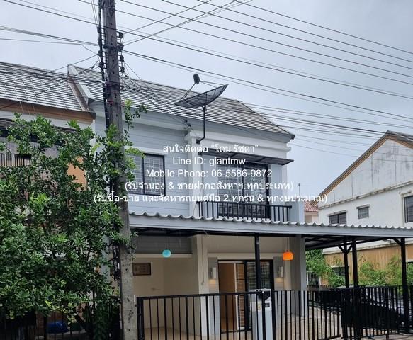 Townhome ขายทาวน์โฮม 2 ชั้น (ห้องมุม) รีโนเวทแล้ว ในโครงการหมู่บ้าน ถ.รังสิต-คลอง 3 22.6 ตร.ว. 3 น 2 น้ำ จอดรถ 2 พื้นที่