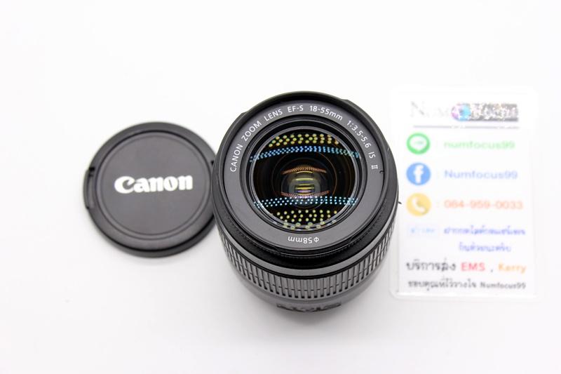 เลนส์ CANON ZOOM EF-S 18-55mm IS II เลนส์ใสไม่มีราไม่มีฝ้า ออโต้โฟกัสปกติ รูปย่อยที่ 3