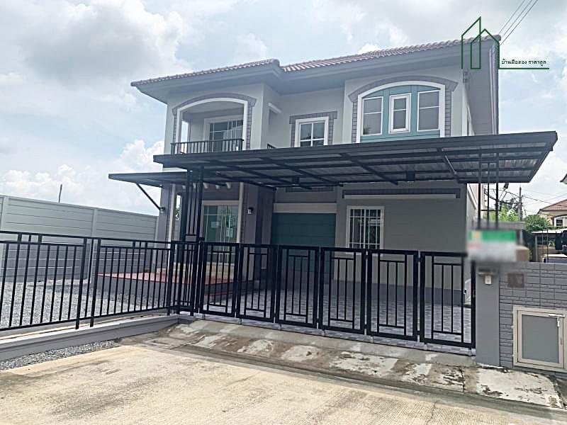 บ้านเดี่ยว 2 ชั้น หลังมุม หมู่บ้านภัสสร 21 พระราม9-วงแหวนกาญจนาภิเษก ถนนพัฒนาชนบท 4  1