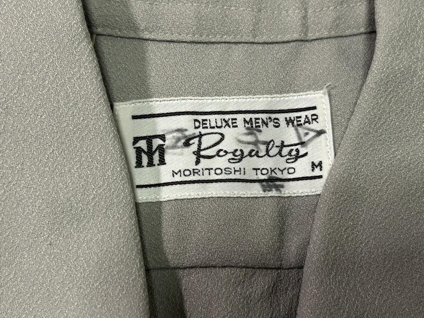 [เปิดขาย] เสื้อเชิ้ตวินเทจ 70s-80s Royalty Deluxe - Big Collar Shirt งานญี่ปุ่นแท้ Moritoshi Tokyo ผ้าเนื้อทรายพริ้วสวย สภาพกริ๊บ ไซส์ทอง! รูปที่ 5