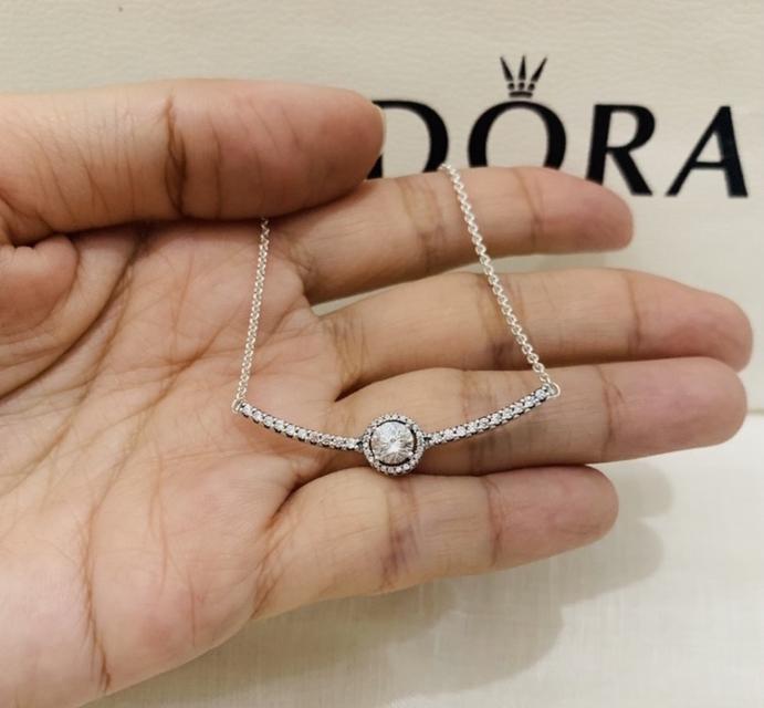 Pandora Round Sparkle Necklace 5