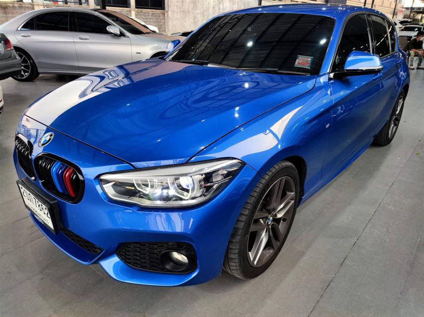 2016 BMW 118i M Sport สีน้ำเงิน เกียร์ออโต้ Top สุด  3