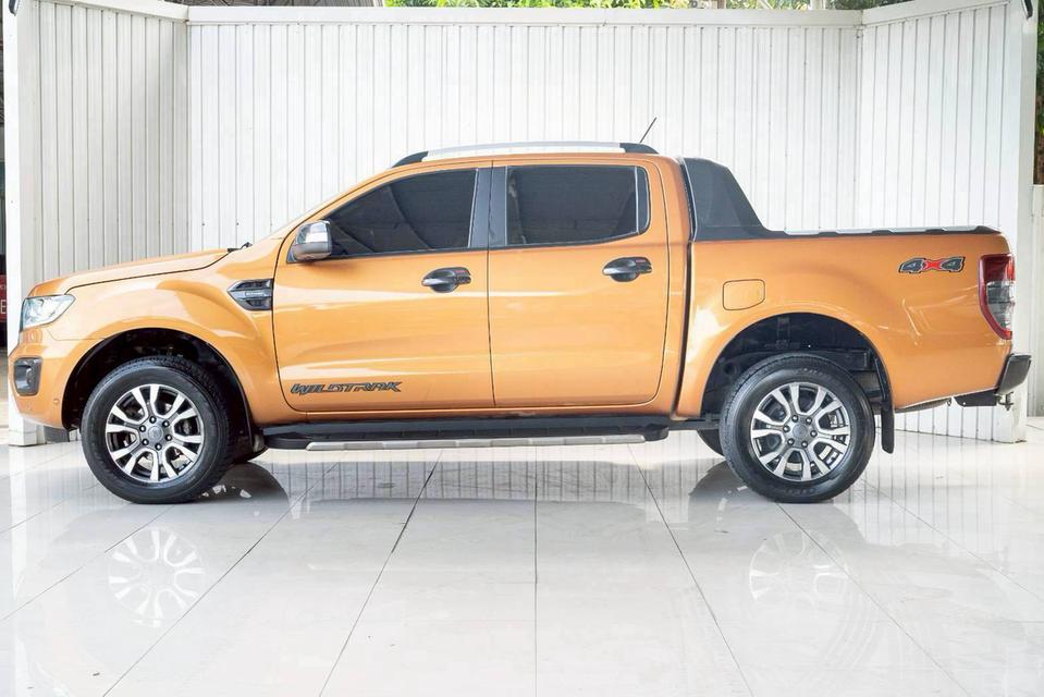 FORD RANGER 2.0 BI-TURBO WILDTRAK 4WD ปี 2019 สีส้ม โฉม DOUBLE CAB รูปที่ 7