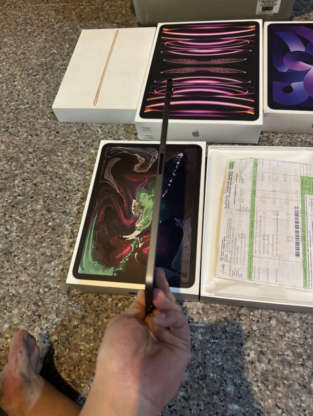 ขายๆๆๆถูกๆๆiPadPro11นิ้วสีSpace Gray 512กิ๊ก Wifi Only มีกล่องอีมี่ตรงพร้อมใบเสร็จยังอยู่เลยคับใช้งานดีทุกๆฟังชั่นสูนTrueทุกๆฟังชั่นรีสโตได้ตลอดไม่มีต 6
