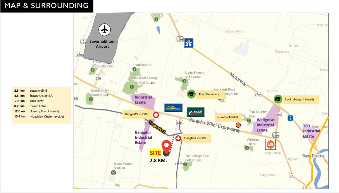 ขายที่ดิน เทพารักษ์ - บางบ่อ 1