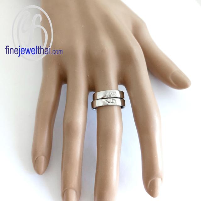 FineJewelThai | แหวนเงินแท้ แหวนเพชรแท้ แหวนแต่งงาน RC1236di รูปที่ 5