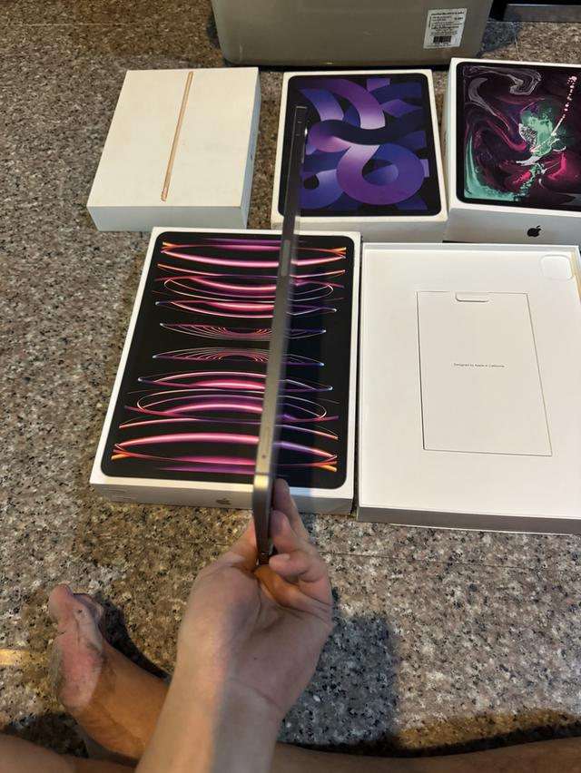 ขายๆๆๆถูกๆๆiPadPro12.9 M2 สีSpace Gray 256กิ๊กWifi Celluer ใส่ซิมได้ยกกล่องอีมี่ตรงอุปกรยังไม่แกะใช้สักชิ้นเลยคับใช้งานดีทุกๆฟังชั่นสูนTrueทุกๆฟังชั่น 6