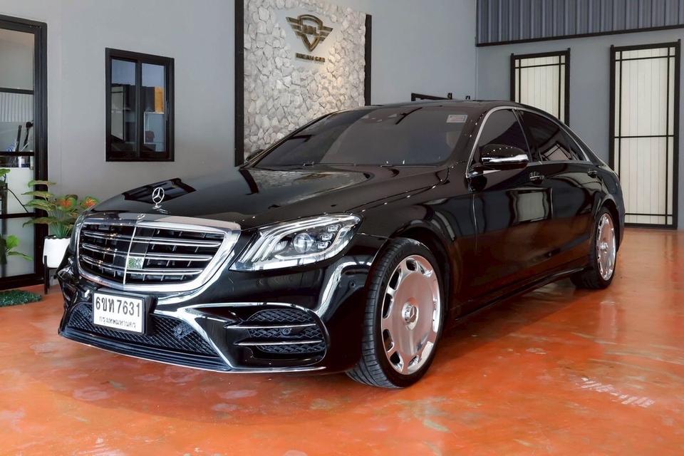 รหัสรถ MMA7631 Mercedes-Benz S350d AMG Premium (Facelift) ปี 2018 ออกศูนย์ปี 2019 จดทะเบียนปี 2025