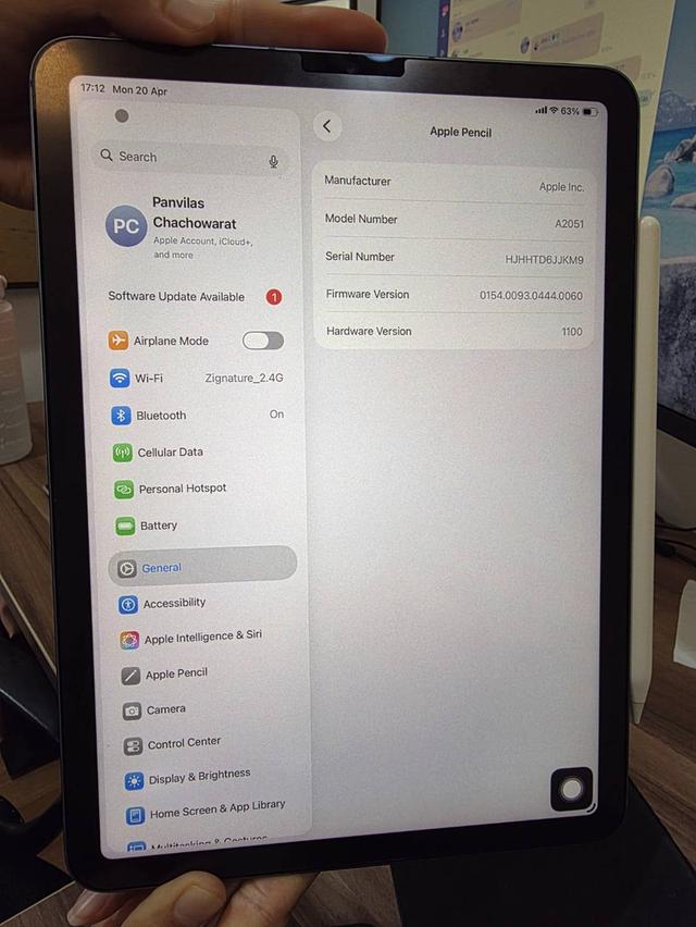 iPad Air พร้อมอุปกรณ์ รูปที่ 5