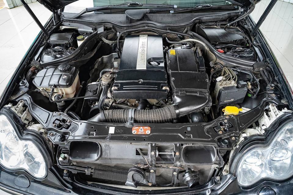 #BENZ C-CLASS, C180 1.8 KOMPRESSOR ELEGANCE ปี 2005 สีดำ�โฉม W203 ปี00-08(เลขไมล์ 247,410)ราคาขายตัด(เงินสด) 128,000.- (ขายเงินสดเท่านั้น) รูปที่ 15