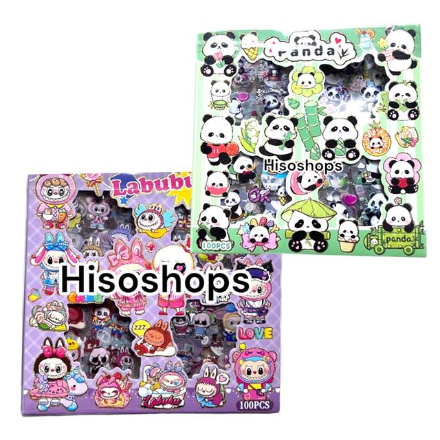 CUTE CARTOON STICKERS สติ๊กเกอร์น่ารักๆ ลายการ์ตูน แบบกล่อง หลายแบบ สำหรับตกแต่งได้อารี่ แต่งสมุดโน๊ต ของใช้ต่างๆกันน้ำ 9