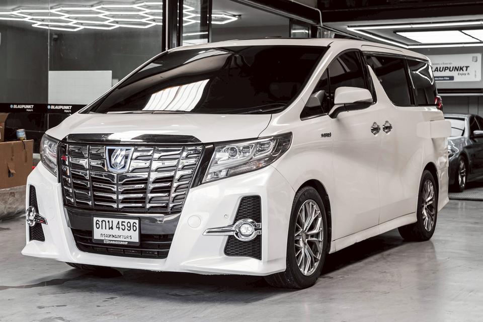 รหัสรถ 67GG4596 ALPHARD 2.5 HYBRID SUNROOF 2015