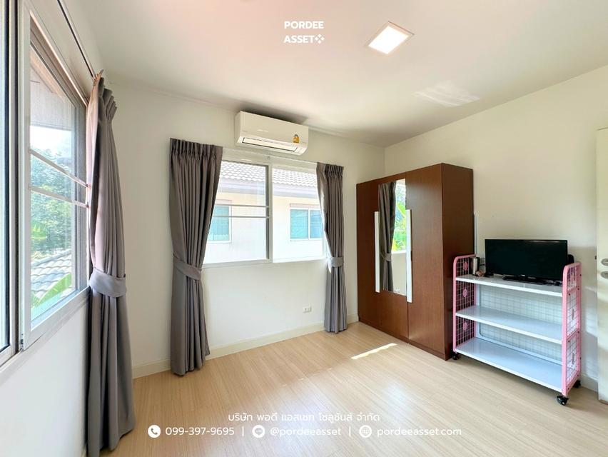 คณาสิริ ชัยพฤกษ์-วงแหวน ถ.บางกรวย ไทรน้อย (หลังริมติดสวนโครงการ จอดรถ 3 คัน ต่อเติมครบ บิวท์อินจัดเต็ม) : Kanasiri Chaiyaphruek-Wongwaen 12