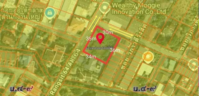 ขาย ที่ดิน 277 ตรว.ทำเลศักยภาพ ถนน วิภาวดีรังสิต64 แขวงตลาดบางเขน เขตหลักสี่, 2