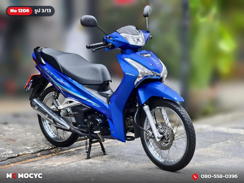 Honda Wave 125i 2018 สตาดมือ เครื่องเดิมเสียงเงียบ ใช้งานได้ปกติ มีเล่มเขียวชุดโอนให้ครบ No.1206 รูปที่ 4