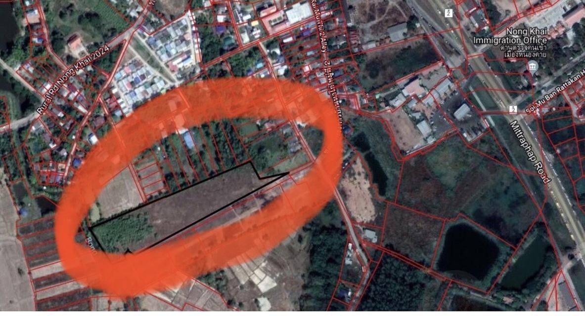 ที่ดินเปล่าหนองคาย 12 ไร่ 2 งาน 16 ตรว 3