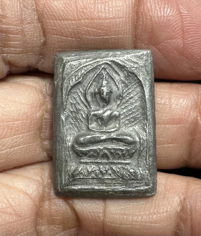 พระประภามลฑลรัศมีข้าง ล.ป.ศุข เนื้อสัมฤทธิ์เงิน 6