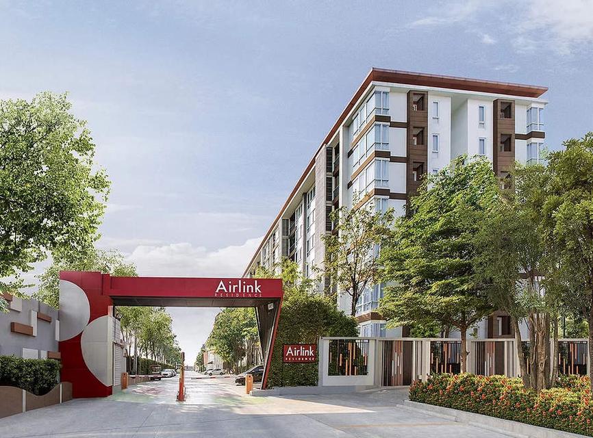 Condo Airlink Residence ห้องมุม 32 ตารางเมตร ชั้น7 อาคาร 2 (หน้าโครงการ) ตกแต่งครบ 8