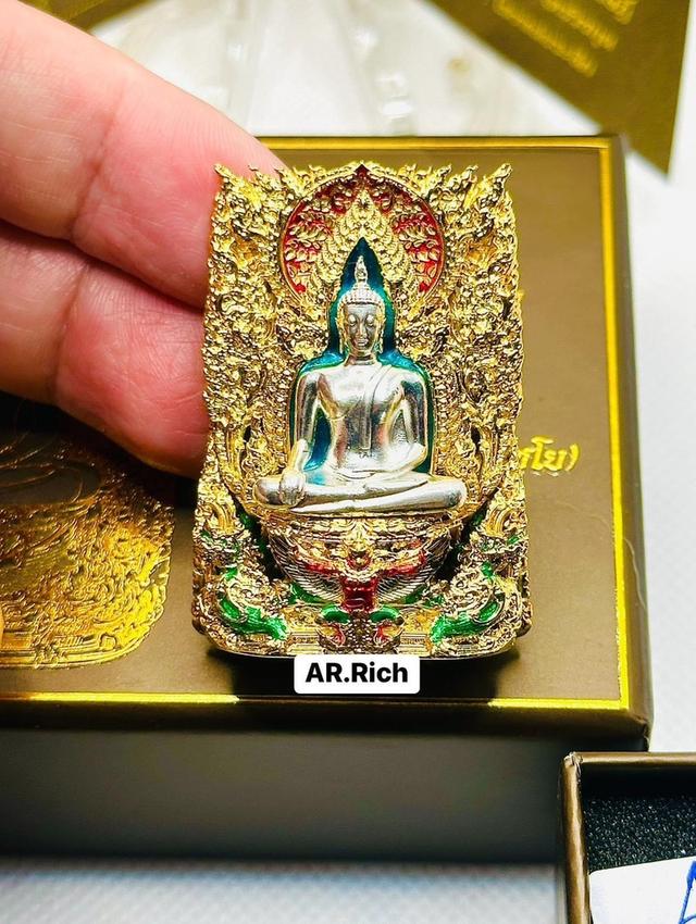 พระพุทธศิลป์ เบญจภาคี เนื้อเงิน