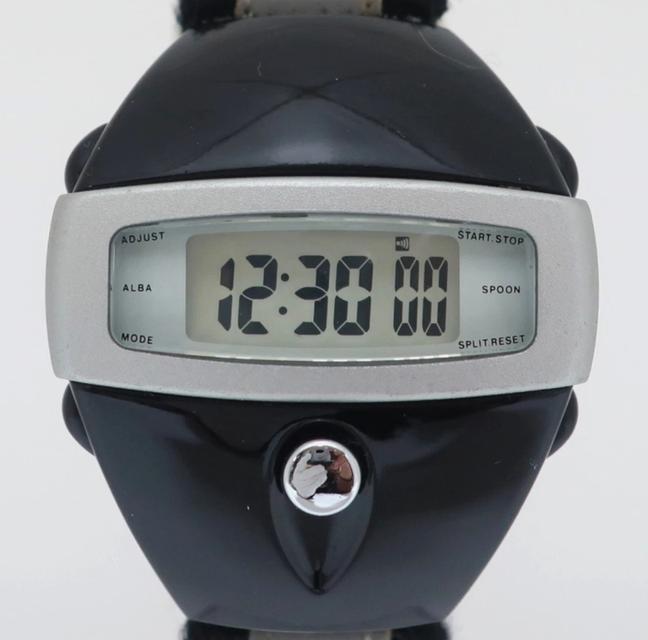 นาฬิกาวินเทจ Seiko Alba Spoon รุ่น W626-4000 สีดำ หายาก สภาพใช้งานได้ปกติทุกฟังก์ชัน
