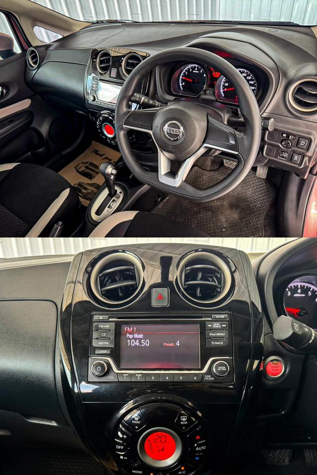 รถบ้าน ผ่อน 4 พันบาท Nissan Note 1.2V เกียร์ออโต้ สีชมพูหวานๆ รูปที่ 9