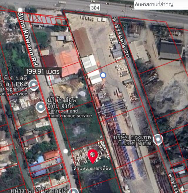 ปล่อยเช่าที่ดินว่างเปล่าจํานวน1ไร่ 2 งาน ซ.บึงขวาง ติดถนนใหญ่สุวินทวงศ์ 100 เมตร 2