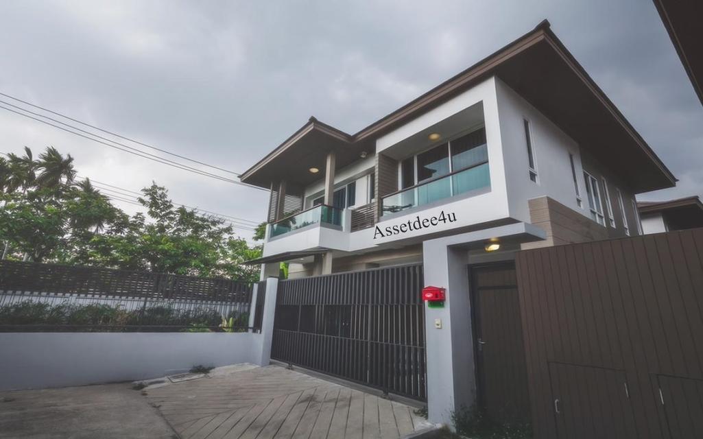 AH592 ให้เช่าบ้านเดี่ยว เฟอร์นิเจอร์ครบ คูณสุขวิลล่า นวลจันทร์ ใกล้ทางด่วนรามอินทรา 1