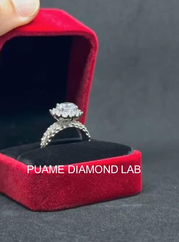 แหวนคู่รัก แหวนเพชรแท้ ร้านเราก็สามารถขึ้นตัวเรือนสั่งทำได้ราคามิตรภาพ พร้อมใบรับประกันสินค้าที่ปุอามี่ Diamond Lap Rama2(095-8894732) รูปที่ 3