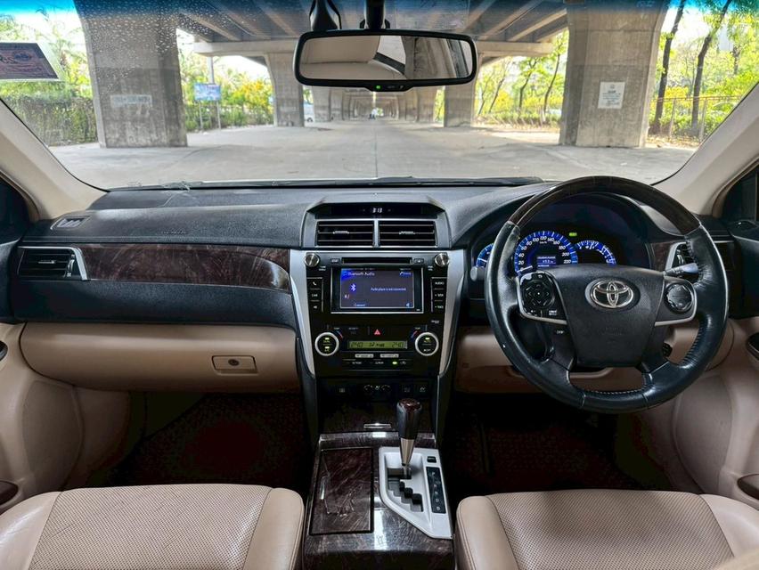🔥รถสวยมือเดียว เครดิตดี ฟรีดาวน์  Toyota CAMRY 2.5 DVD Hybrid AT ปี 2013 รูปที่ 12