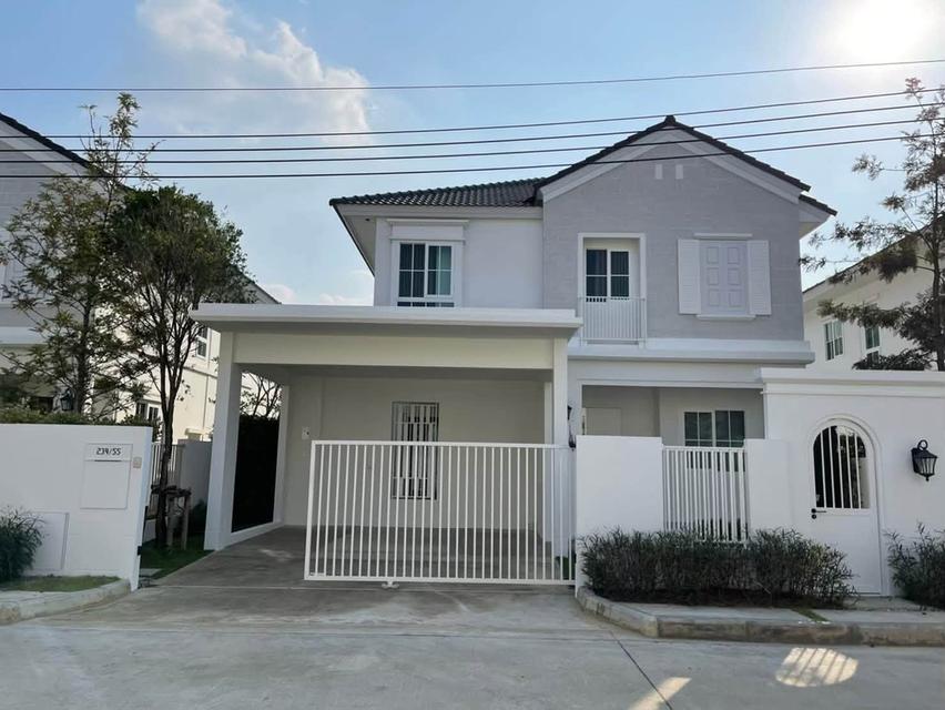 U1481 ให้เช่าบ้านเดี่ยว 2 ชั้น พร้อมเฟอร์ หมู่บ้านชัยพฤกษ์ บางนาตราด กม 15 Chaiyapruek Bangna Km 15 บ้านทำเลดีเดินทางสะดวก เข้าออกได้หลายทาง 1